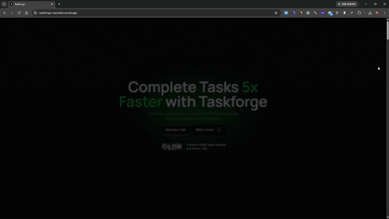 Taskforge Preview